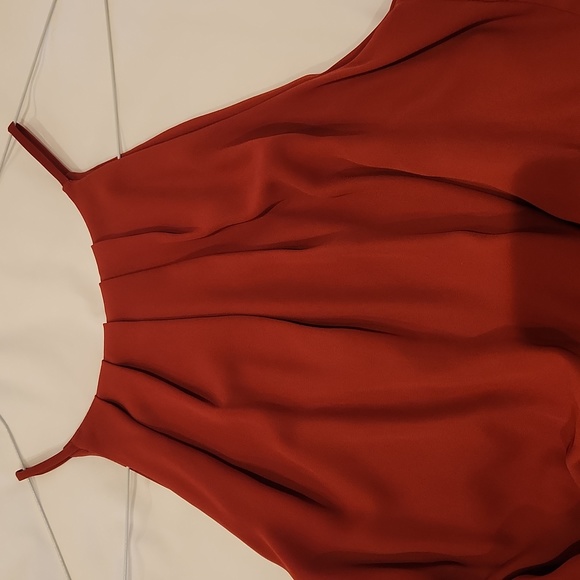 🏈Palazzo pantsuit by Lush in great condition! Halter style top, wide leg bottom - Picture 7 of 9